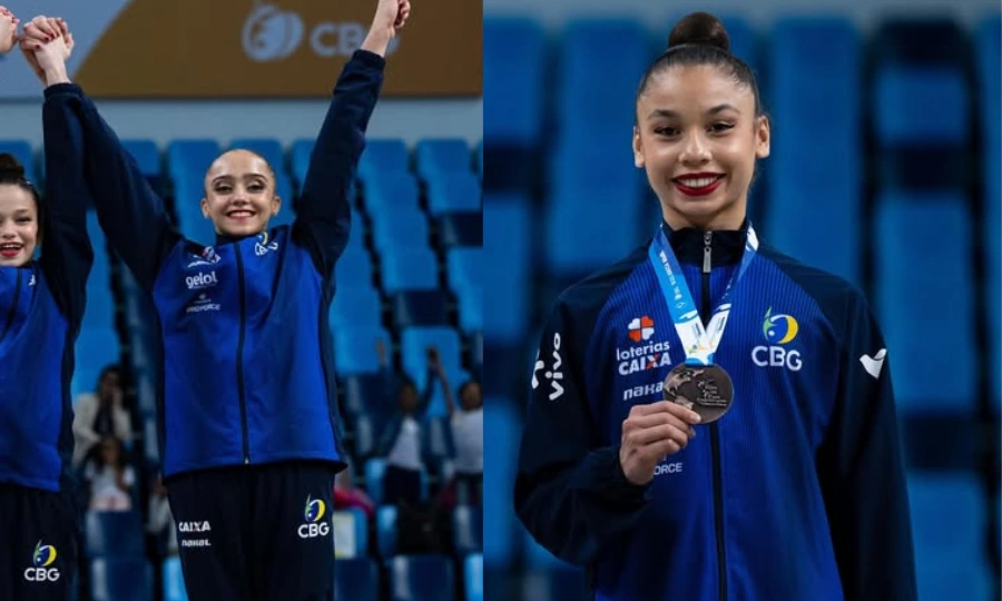 Espírito Santo vive era de ouro na ginástica rítmica e coleciona medalhas internacionais
