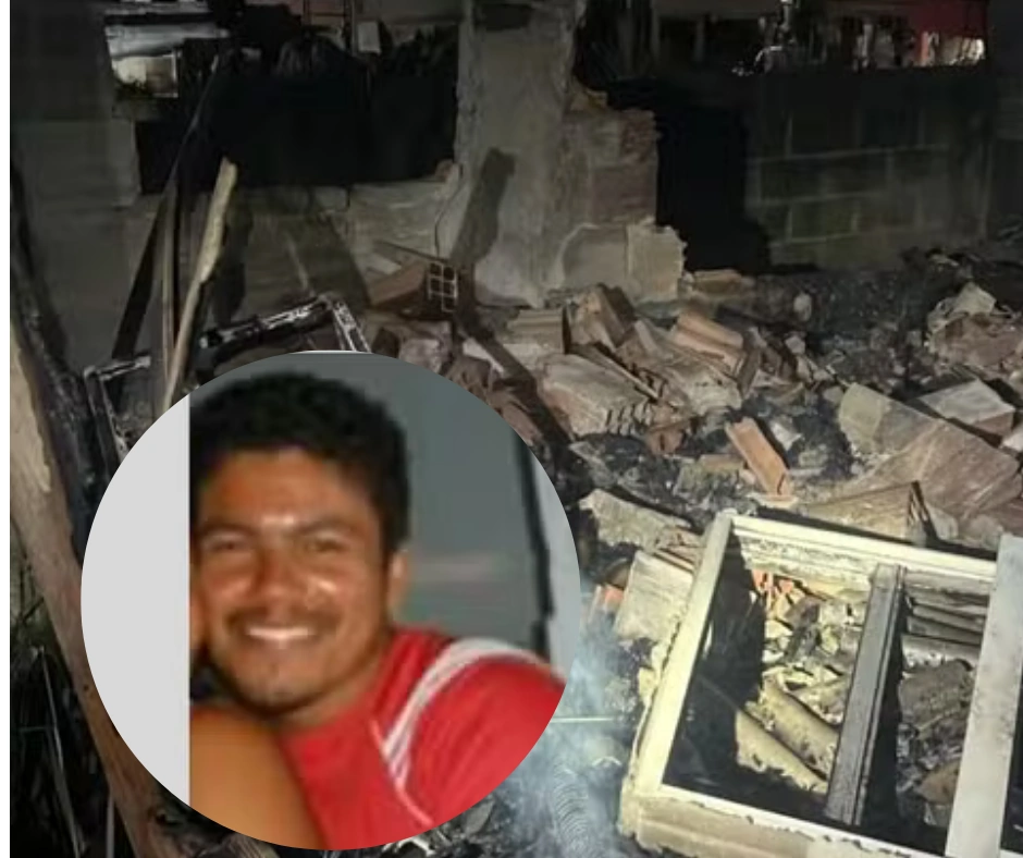 homem morre carbonizado