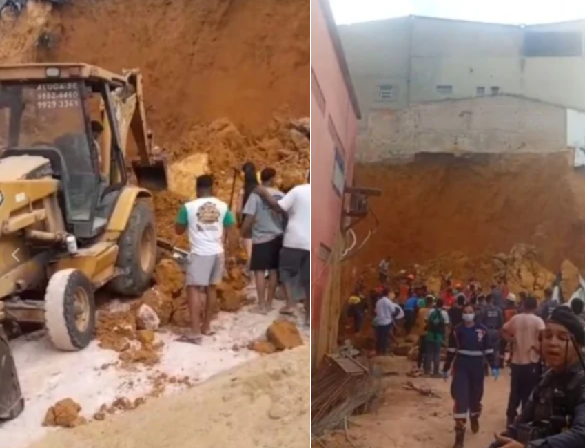 Obra onde quatro morreram soterrados em Cariacica estava embargada há um ano - QTU Questões do Universo