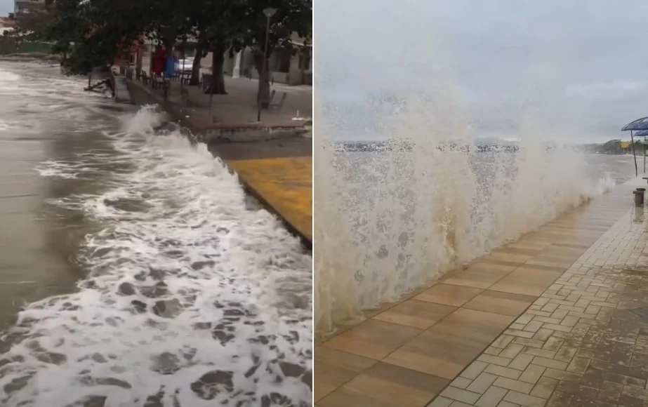 Marinha alerta para ventos fortes e mar agitado no ES