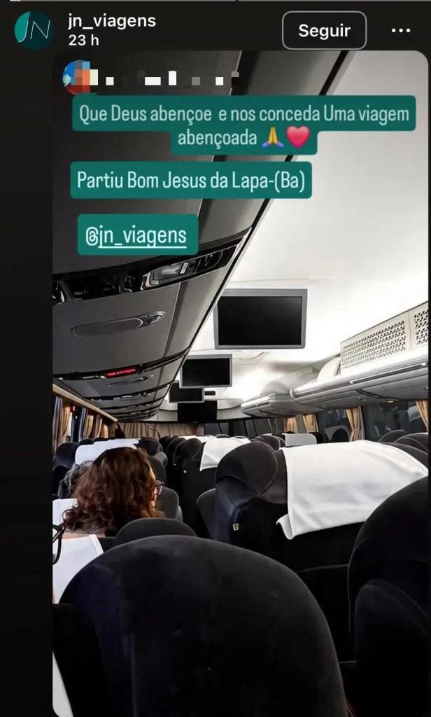 Horas antes de acidente com vítimas fatais, passageiro pediu “viagem abençoada” em ônibus que saiu do ES