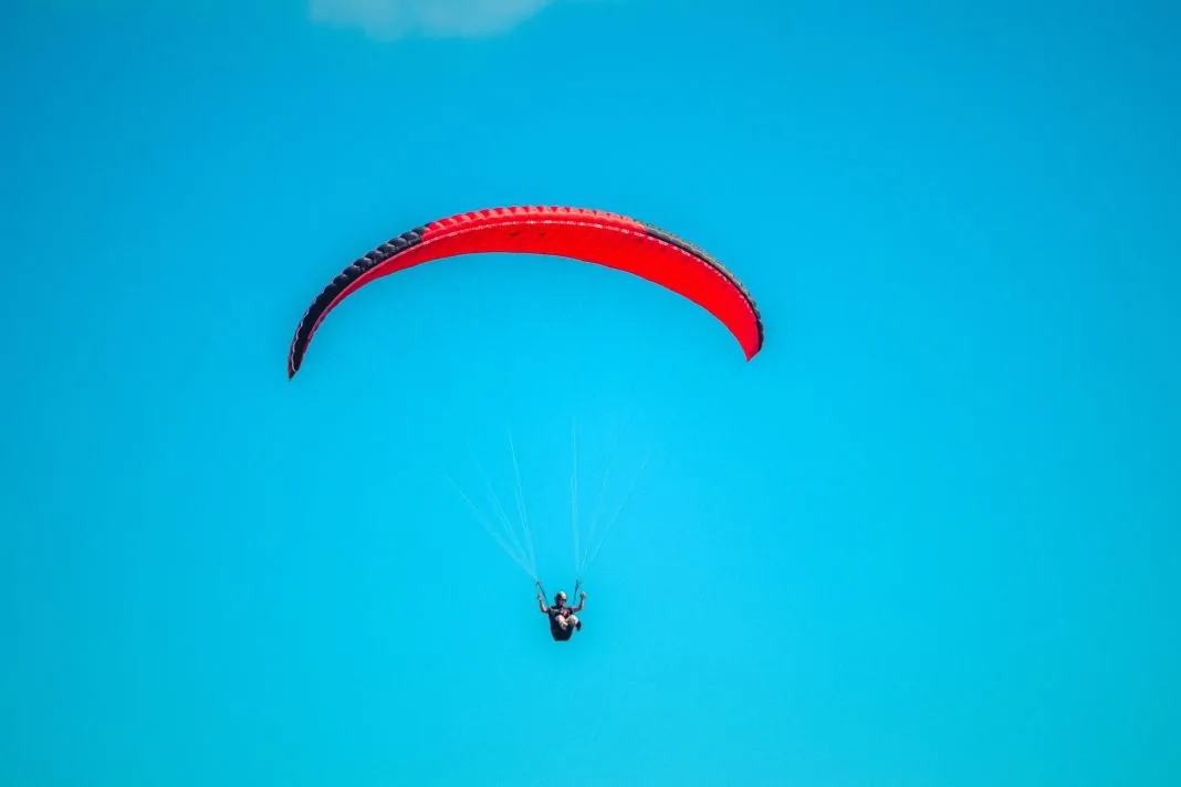 Campeonato de Parapente na Rampa do Monjolo, em Baixo Guandu