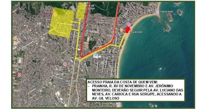 Corridas alteram trânsito em Vila Velha neste fim de semana Corridas alteram trânsito em Vila Velha neste fim de semana
