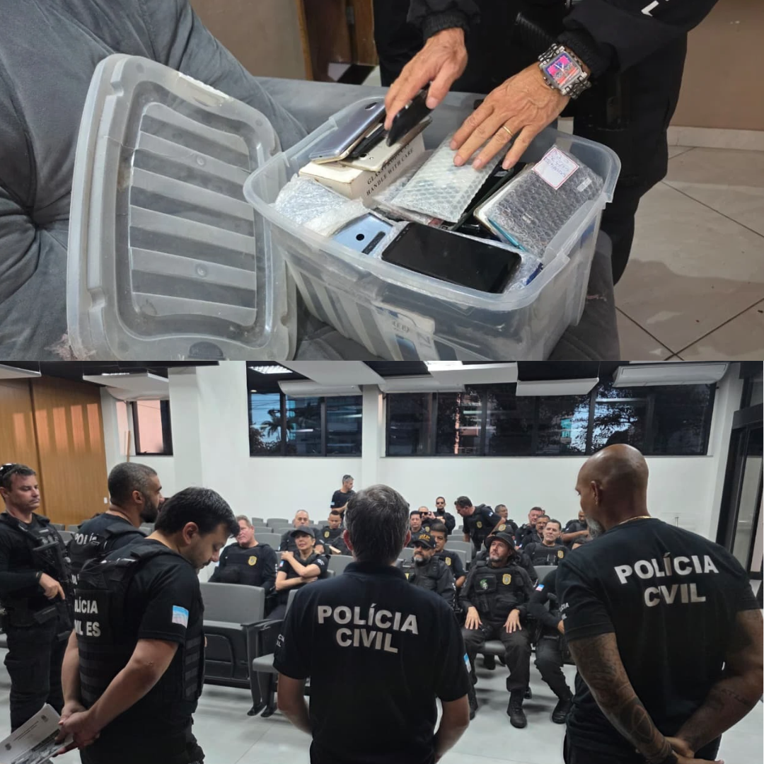 Operação contra celulares roubados mobiliza polícia no ES - QTU Questões do Universo
