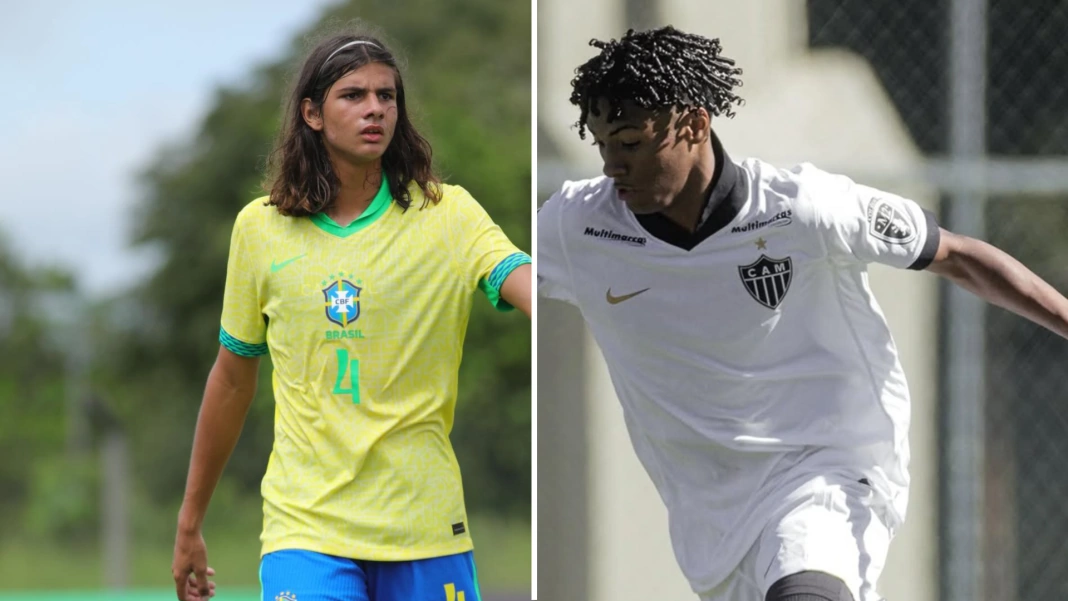 Valmir e Pietro - Seleção Brasileira SUB-15