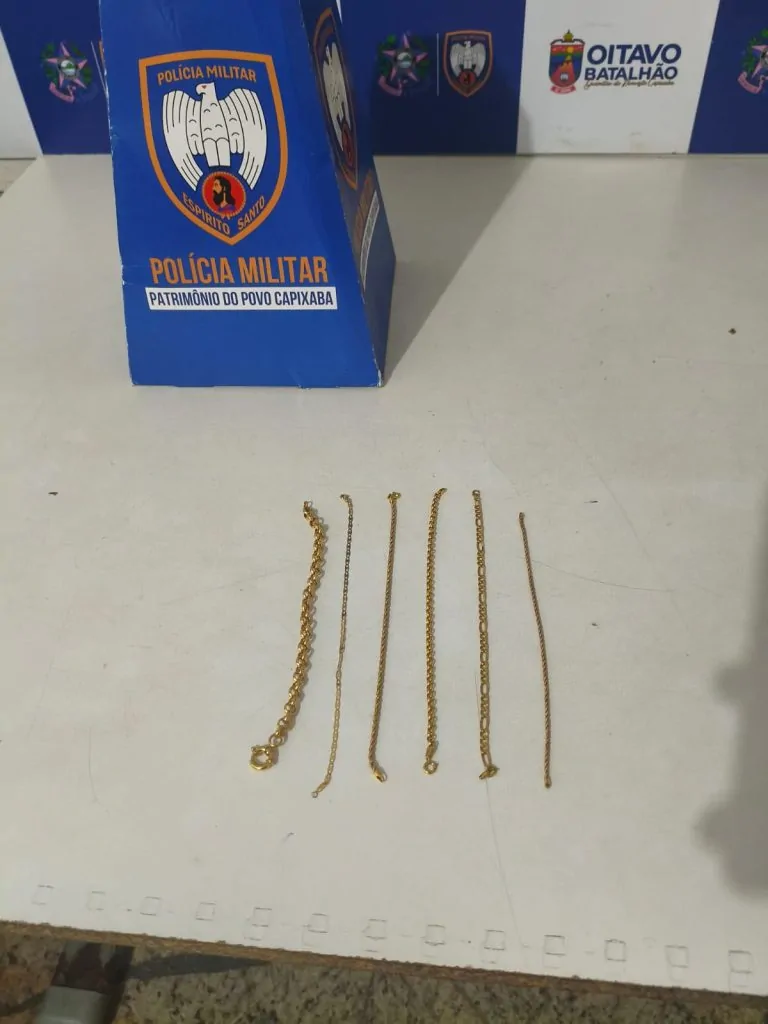Homem é preso após invadir loja e roubar R$ 100 mil em joias em Colatina