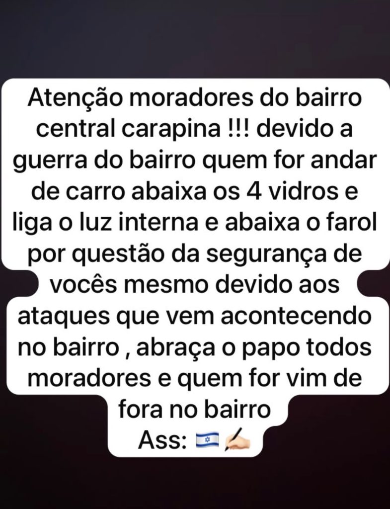 Tiroteio em Serra provoca alerta de segurança entre moradores