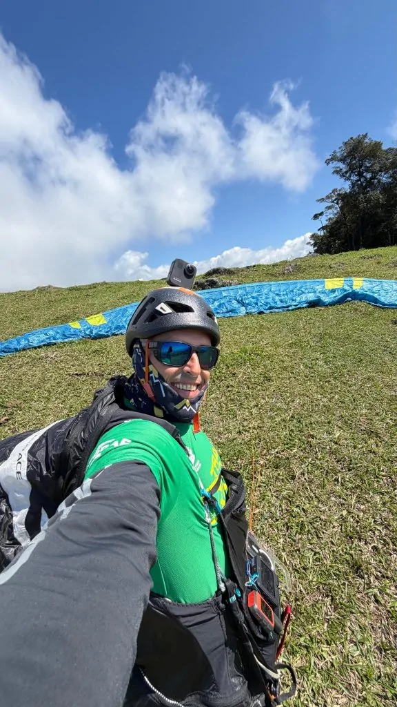 Atleta representa ES na primeira edição do Brasileiro de Hike and Fly