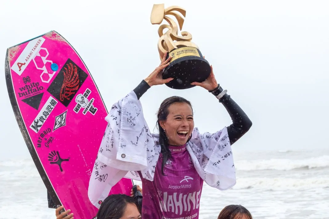 Namika Yamashita bodyboarding