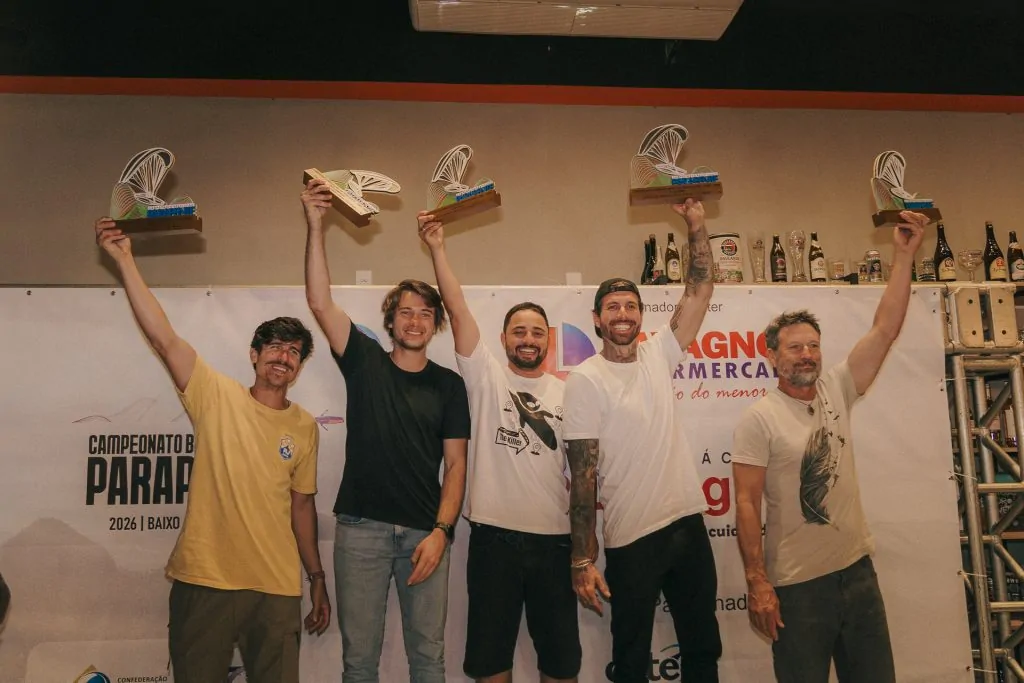 Catarinense é campeão do Brasileiro de Parapente 2026 em Baixo Guandu