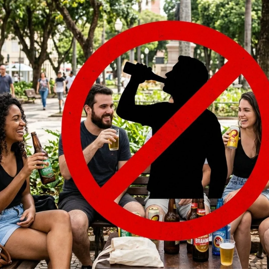 BEBIDAS PROIBIDAS EM PRAÇA