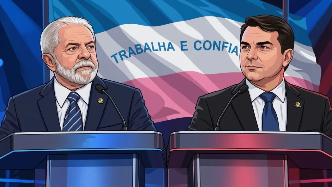 ilustração lula e flavio