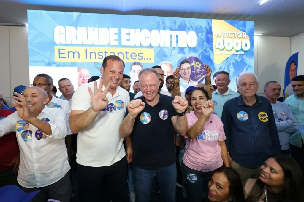 Victor Linhalis reúne mais de duas mil pessoas e Casagrande na corrida pela reeleição