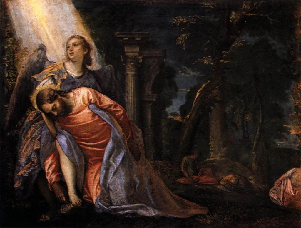 O que a tristeza de Jesus no Getsêmani nos ensina no Setembro Amarelo? Pintura de Paolo Veronese que representa Cristo no Jardim do Getsêmani.