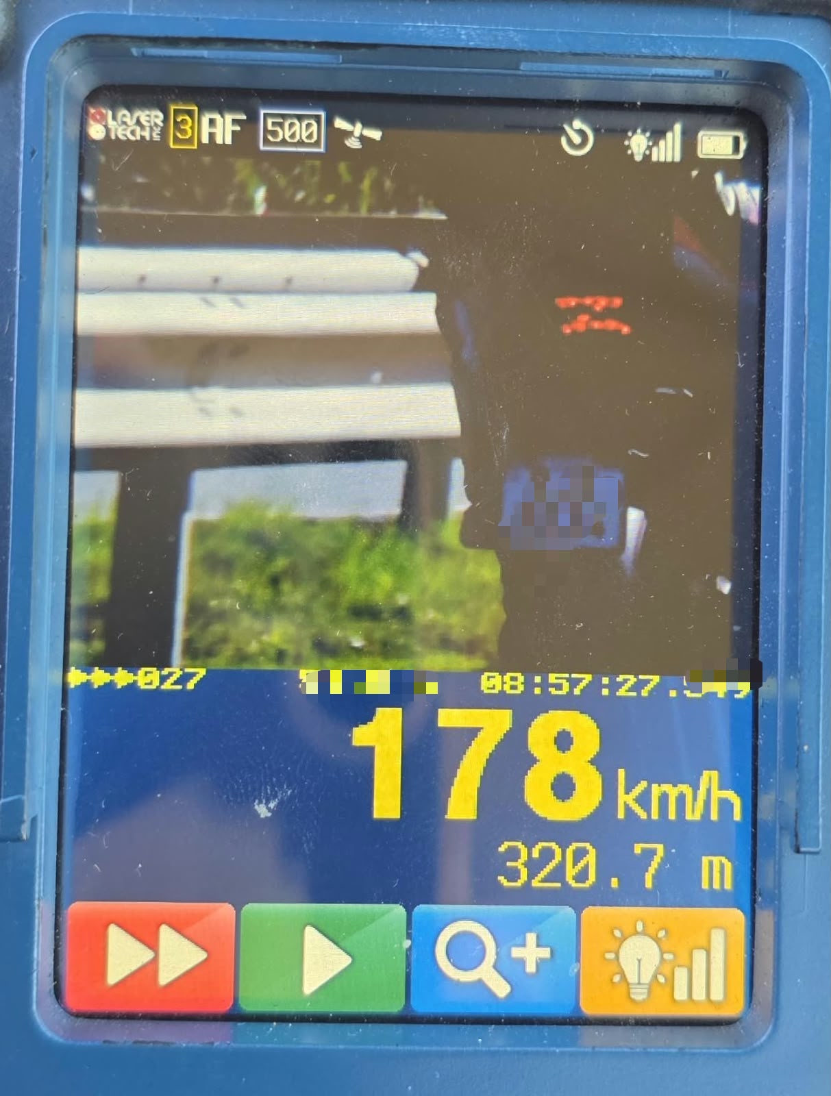 Operação Independência no ES: PRF flagra motociclista a 178 km/h
