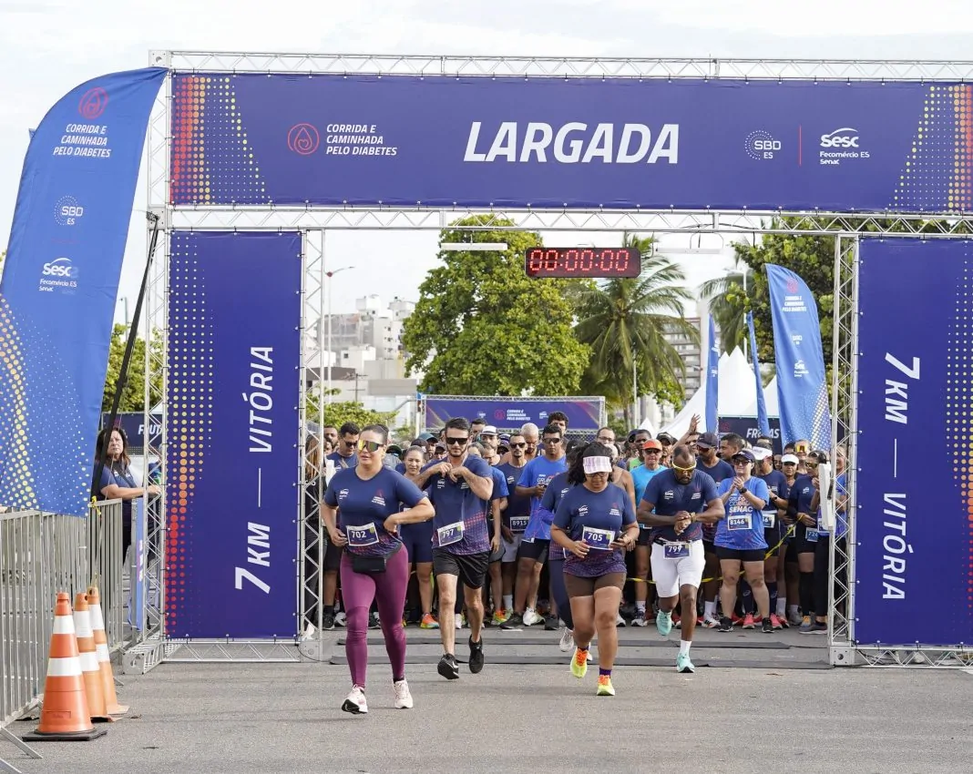 o Sesc-ES realiza a 3ª edição da Corrida e Caminhada pelo Diabetes