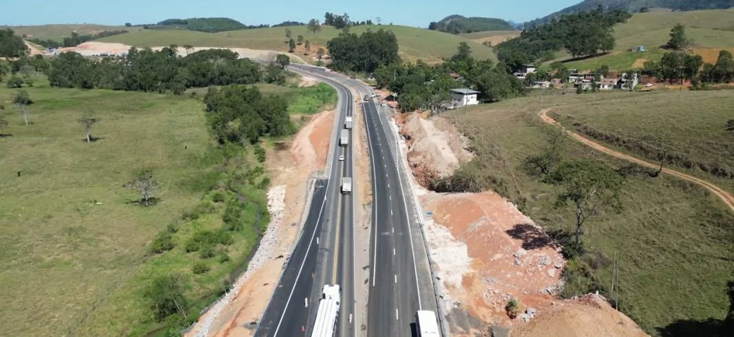 Km 386.1 da BR-101 em Rio Novo do Sul