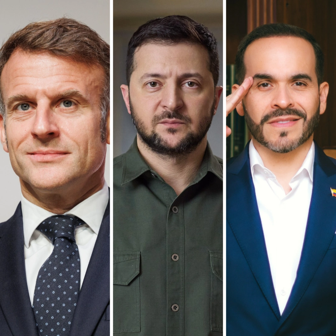Macron, Zelenski e Espriella