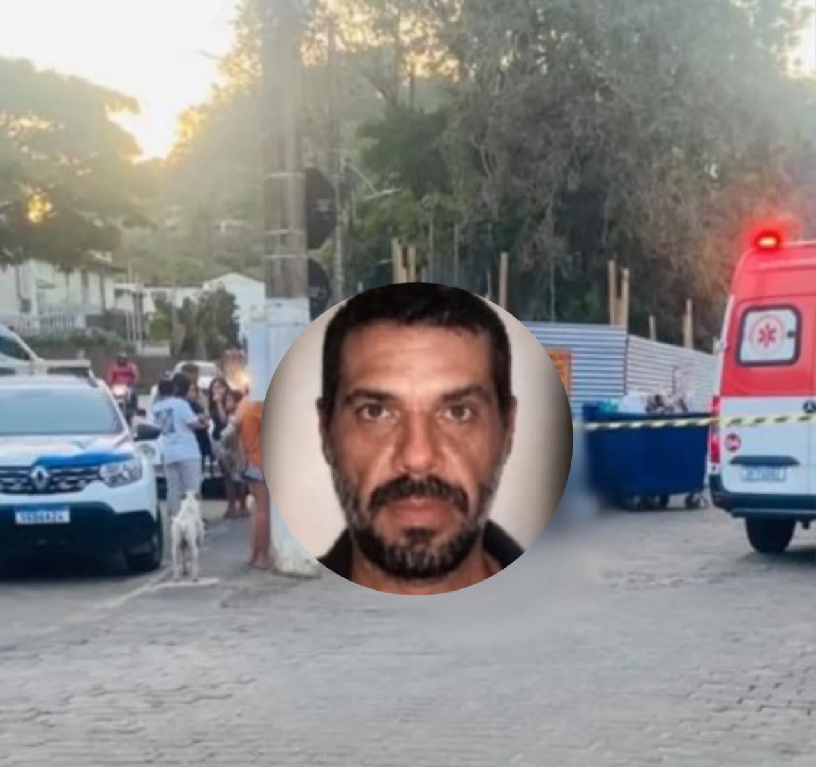 Homem assassinado na porta de casa já foi preso por violência doméstica e incêndio - Foto