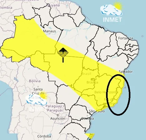Mormaço e 34ºC na Grande Vitória: virada no tempo reforça série de alertas de tempestade no ES