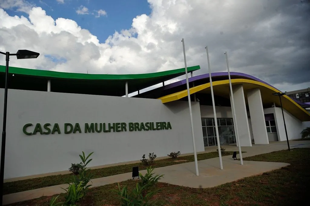 Fachada da Casa da Mulher Brasileira, em Brasília.