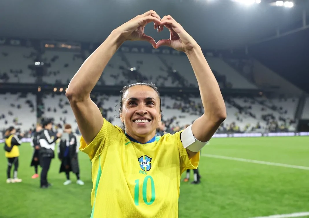 Marta, camisa 10 da seleção brasileira feminina