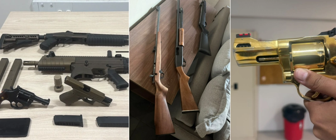 armas apreendidas
