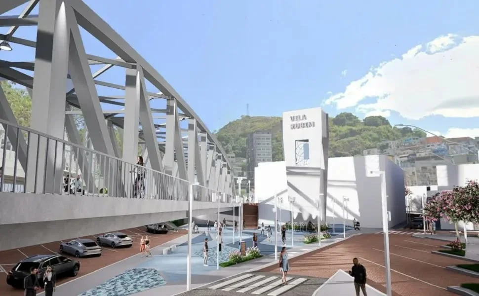 Trilhos do trem expostos e luz cênica: veja como a Ponte Seca e a Vila Rubim vão mudar
